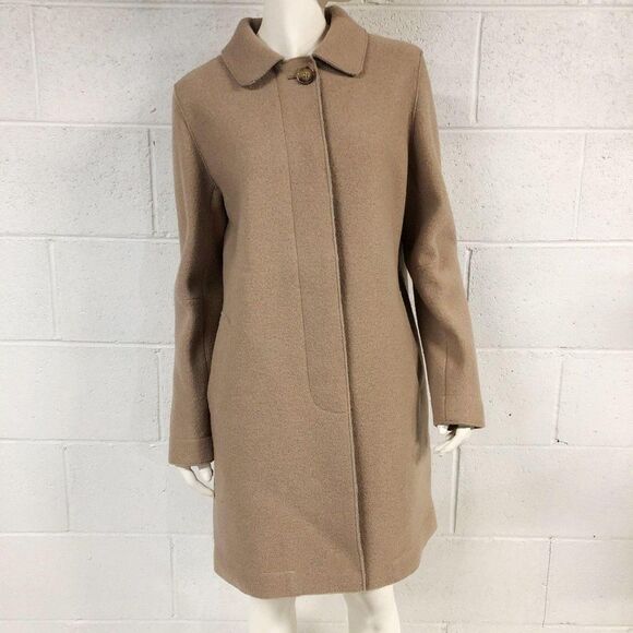 NWT Cinzia Rocca Due Boiled Wool blend Jacket Coat US 10 - Picture 1 of 11